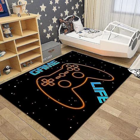 Tapis de jeu antidérapant pour manettes de jeu, tapis de sol, paillasson, tapis de chambre, tapis de jeu pour enfants, multicolore, taille Jying-80x160cm-Style 09 (1/5)