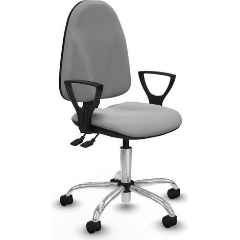 Piqueras y Crespo Algarra Silla de Oficina Gris Claro