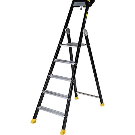 CENTAURE Escabeau aluminium laqué MP 12 marches (1/5)