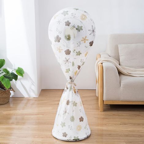 Funda para ventilador de piso a prueba de agua y polvo de 23,6" x 57" Bolsa de almacenamiento para electrodomésticos Funda protectora para ventilador de piso (1/5)