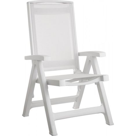 ESMERALDA LUX POLTRONA 5 POSIZIONI bianco (1/2)