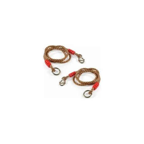 Paire de cordes de balançoire sangles réglables 1,8 m arbre suspendu charge maximale 300 kg/660 lb PE pour enfants adultes (kit de 2 pièces) (1/5)
