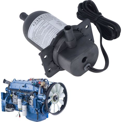 Réchauffeur de chemise d'eau pour moteur diesel 120 V 500 W, démarreur à auto-circulation pour générateur, préchauffeur et dispositif thermostatique. (1/5)