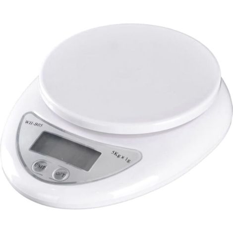 Mini Balance De Cuisine Haute Précision Précision 5 Kg/1 G Grand Écran Lcd Fonctionne Batterie(Batterie non incluses) (1/4)