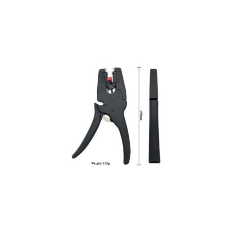 Professioneller Abisolierer, Kabelabisolierer, Drahtschneider, Multifunktions-Abisolierer mit einstellbarer Präzision (0,03–10 mm²) – Crezuo