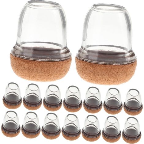 Lot de 16 protections transparentes pour pieds de meubles (1/5)