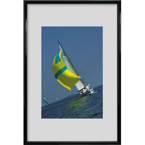 Cadre photo en plastique - Erica - 50 x 70 cm - Noir - Livraison gratuite (1/2)