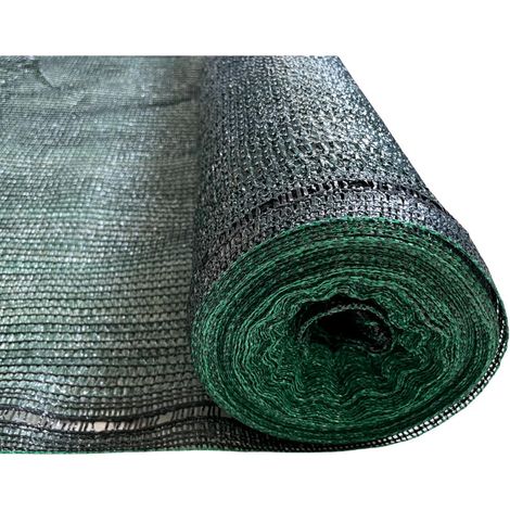 Telo Rete Ombreggiante Frangivista Frangisole VERDE 6x100 Mt Schermatura 80%