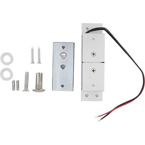 Serrure magnétique électrique, serrure de porte 4,72 X 1,3 0,91 pouces, Mini durable pour tiroir, armoire en bois, petite (1/5)