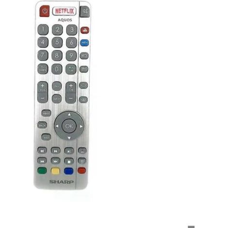 Télécommande d'origine neuve SHWRMC0116 SHW/RMC/0117, compatible avec les téléviseurs Sharp Aquos Netflix. (1/5)