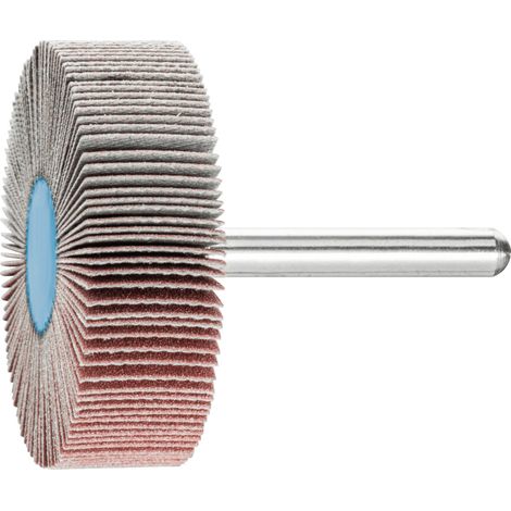 PFERD TOOLS Korund Fächerschleifer F Ø 50x15 mm Schaft-Ø 6 mm A180 für Feinschliff und Finish 10 Stk (1/4)