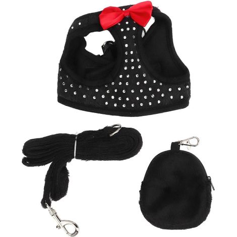 Ausbruchsicheres Hundegeschirr und Leine, verstellbar und atmungsaktiv, bequeme Laufjacke für kleine Katzen und Hunde (1/5)