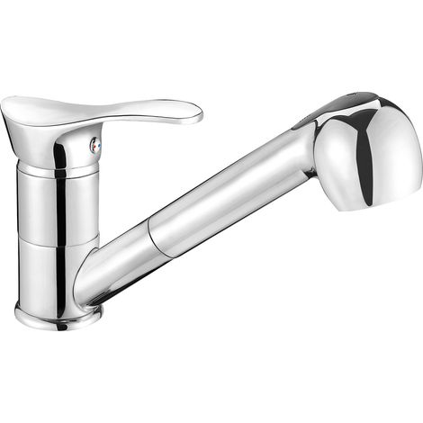 Grifo de lavabo independiente Padwa con caño extraíble, cromado. (1/2)