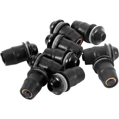 10 vis universelles à six pans creux M5 pour pare-brise de moto (noires) (1/5)