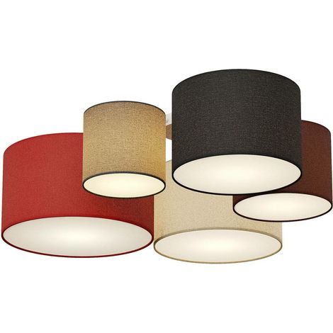 [GEBRAUCHT] B-Ware Lindby Laurenz Deckenlampe Deckenlampe Lampe Wohnzimmerlampe 5 Fl. E27 Bunt
