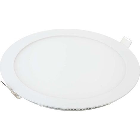 V-TAC Mini-LED-Panel, 18 W, rund, flächenbündig, warmweiß