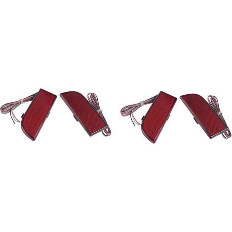 2 paires de réflecteurs de pare-chocs arrière avec feux stop à LED pour Mercedes-Benz W639 Vito Viano 2003-2014 (1/5)