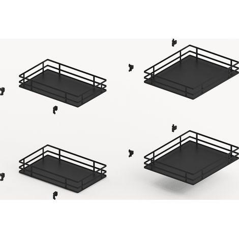Hettich Goro Eckschrank Tablarset 400 TB450 anthrazit