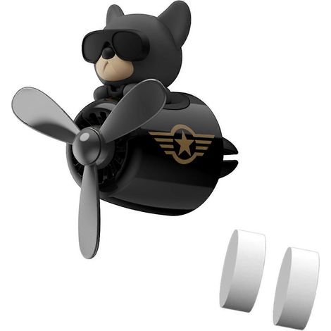 Désodorisant de voiture Propeller Bulldog - Pastilles parfumées doubles, clip pour grille d'aération (1/5)