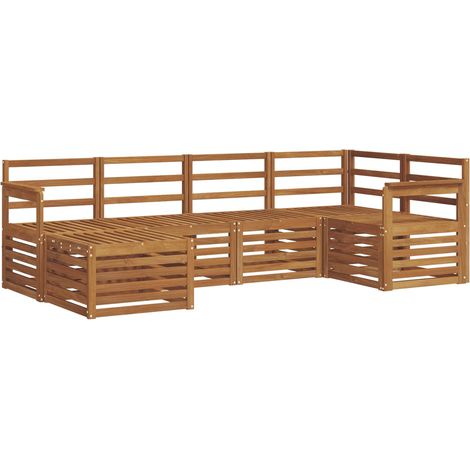 Sectional Sofa Set 6 pcs Natural vidaXL (1/5)