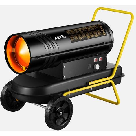Buse chauffante au gazole Alpine 20kW noir/jaune 19l