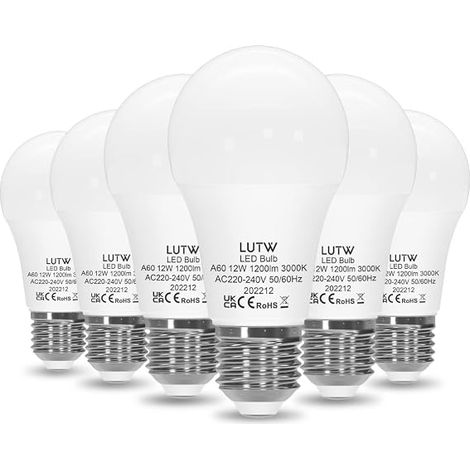 E27 12W 100W 1200lm Warm White 3000K LED Light Bulb (1/5)