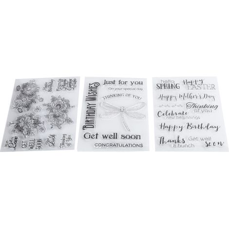 Transparente Stempel für die Kartenherstellung, kreative Kombinationsmöglichkeiten, exquisite Blumen- und Blättermotive, langlebige transparente Stempel, geeignet für Scrapbooking und DIY-Papierbastel