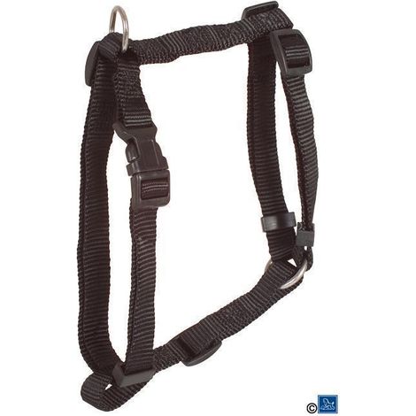 Harnais classique noir Doogy Gamme Essentiel Taille : T1 (1/2)