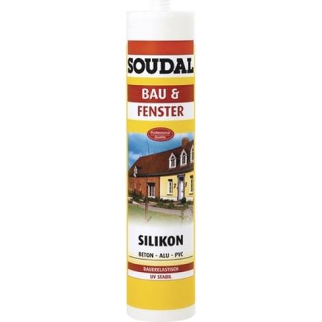 Soudal Bau-Silikon transparent 300 ml Dichtmaterialien