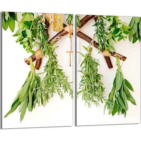 Protezione per piano cottura in vetro 2x30x52 Erbe aromatiche (1/5)