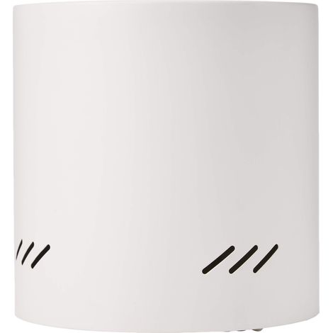 Lampe plafonnier blanc Ø 20 x H 20 cm [ampoules LED non incluses] (1/3)