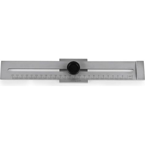 250 mm Präzisions-Markierlineal, Anreißwerkzeug, Markierungslehre zum präzisen Markieren und Zeichnen von Referenzpunkten und Hilfslinien.