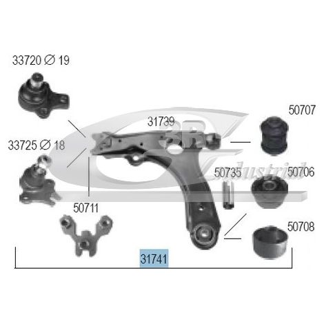 3RG 31741 BRAZO SUSPENSIÃƒâ€œN DELANTERO IZQUIERDO