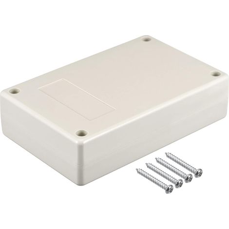 Waterproof Jonction Boîte 125x80x32mm ABS pour Électrique Projet Gris Paquet de 3 (1/5)