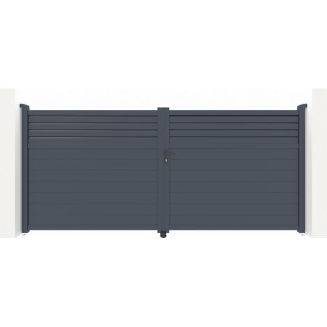 Puerta Batiente de aluminio 4m CARPATIA 400B180 (1/5)