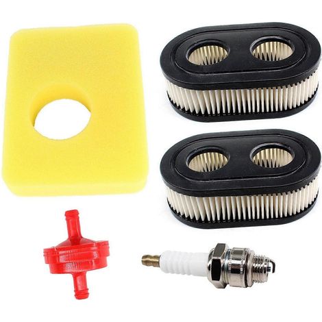 Filtre à air 798452, kit de filtre en mousse 799579 et 441618 pour tondeuse à gazon Husqvarna LC221A, LC121P, HU625AWD, HU675HWT et bougie d'allumage 5521P. (1/5)