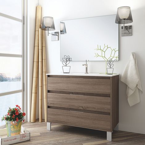 Mueble baño Sandra - Nebrasca - 3 cajones - 80 cm