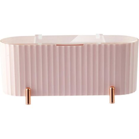 Distributeur de cotons-tiges de bureau, boîte de rangement pour cotons cosmétiques, pot pour salle de bain (1/4)