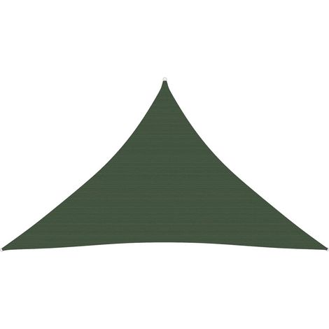 Vela de sombra para sombrilla 160 g/m² verde oscuro 2,5 x 2,5 x 3,5 m HDPE 020009406 (1/5)
