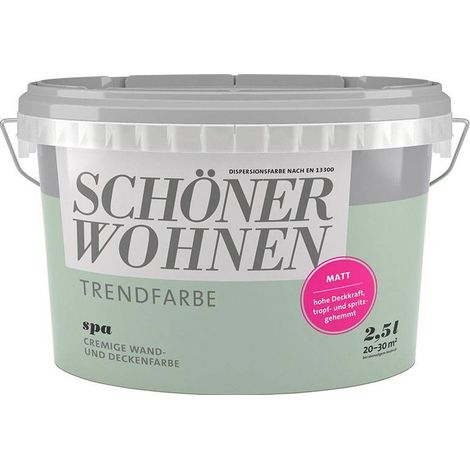 SW Trend Wandfarbe matt 2,5L Spa 6507