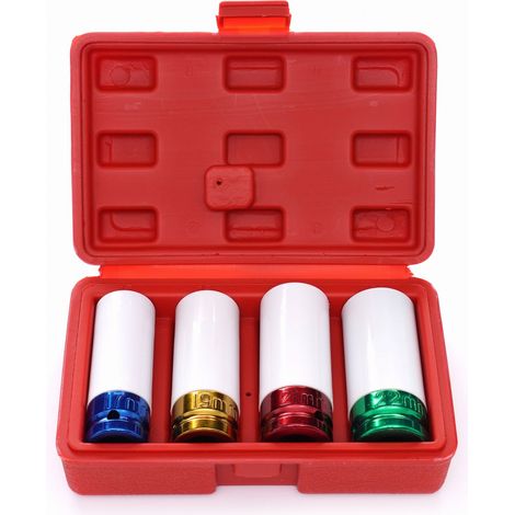Juego de vasos de llanta de 17/19/21/22 mm, 1/2", KD10523 (1/5)