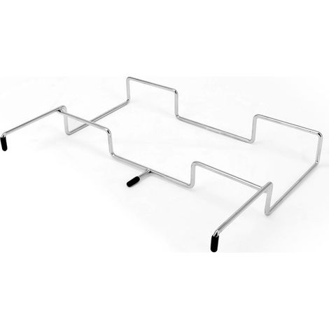 Support Sac Poubelle Inox Pliable Accroche Table Camping Cuisine Pratique Hygiénique Léger Portable BBQ Pique-nique Extérieur (1/4)