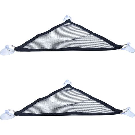 Hamacs Reptiles en Maille pour Serpent lézard Reptile Lizards Serpent Hamac Lizard Lounger Corner Hamac pour Reptiles avec Ventouse Portable Mesh Respirant Lounger Convient aux Reptiles 2 Pièces-Fei Y (1/5)