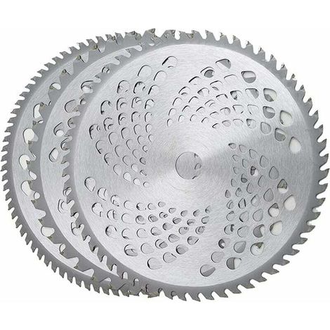 10-Zoll-Hartmetall-Freischneiderblatt für Rasentrimmer, 3-teiliges Freischneiderblatt-Set, Rasentrimmerblatt, Kreissägeblatt, 40T, 60T, 80T Freischneiderblatt