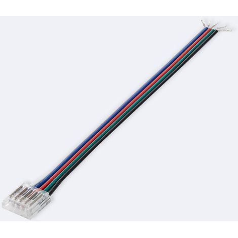 Connettore Hippo con Cavo per Striscia LED RGBW 24V DC COB IP20 Larga 12mm 12 mm