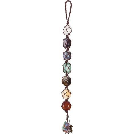 7 Cristaux de Chakra, Cristaux et Pierres précieuses, Cadeaux de Chakra Suspendus, Pierres précieuses polies, Suspension de Voiture pour Reiki, Suspension Murale, 1 pièce (1/5)