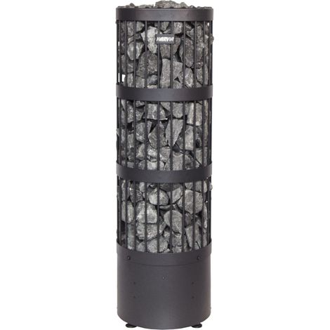 Harvia Legend Home Black PO110E 10,8 kW finnischer Saunaofen Standofen Elektroofen Schwarz (1/2)