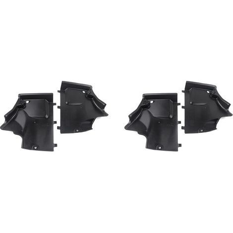 Deux paires de baguettes de protection de châssis avant 8K0825201E et 8K0825202E adaptées aux Audi A4, S4, A5 et S5. (1/5)