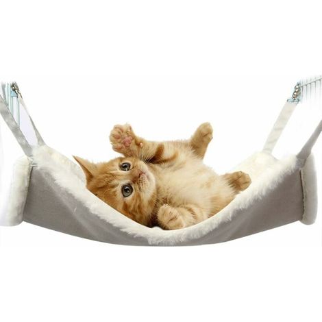 Comfortable Hammock Pet Kitten Blanket Cage Hanging Bed for Rabbits, Ferrets, Chinchillas, Cats IE145 58 48cm