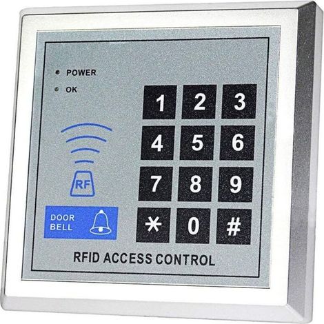 125KHz RFID Autonome de Lecteur de Cartes de ID de contrôle d'accès avec Clavier numérique de pour Le système d'entrée de Porte Simple, 500 utilisateurs (1/5)